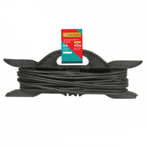 Удлинитель силовой Калибр УСР-40 черный 8120102