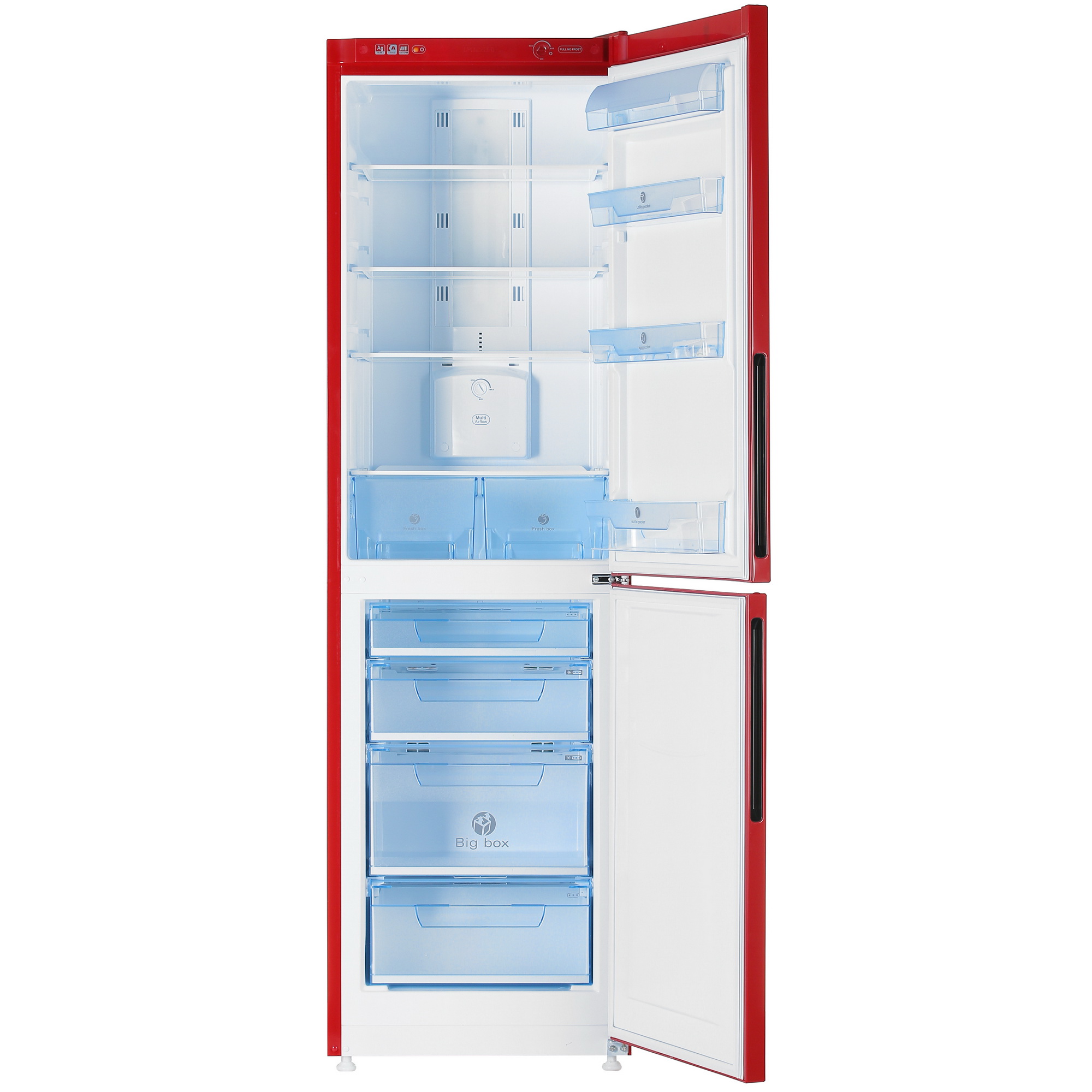 8140604 Холодильник с морозильником   Pozis RK-FNF-172R красный STDN-0009978 - Вид №1