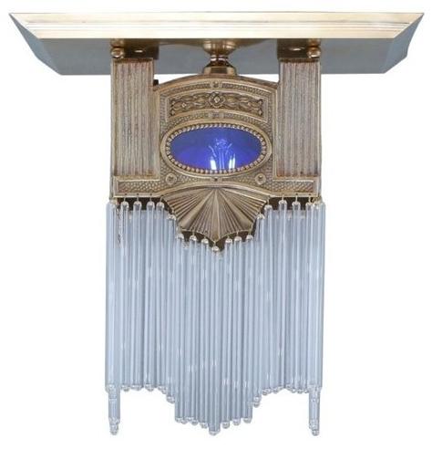 Patinas Lighting Потолочный светильник из латуни ручной работы Triest sun-id-1387594 - Вид №1