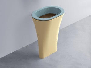 AMLA65-PL+AMPILO-CA+AMCOLO-CN Раковина Amedeo Ovale отдельностоящая cielo Enjoy + Amedeo