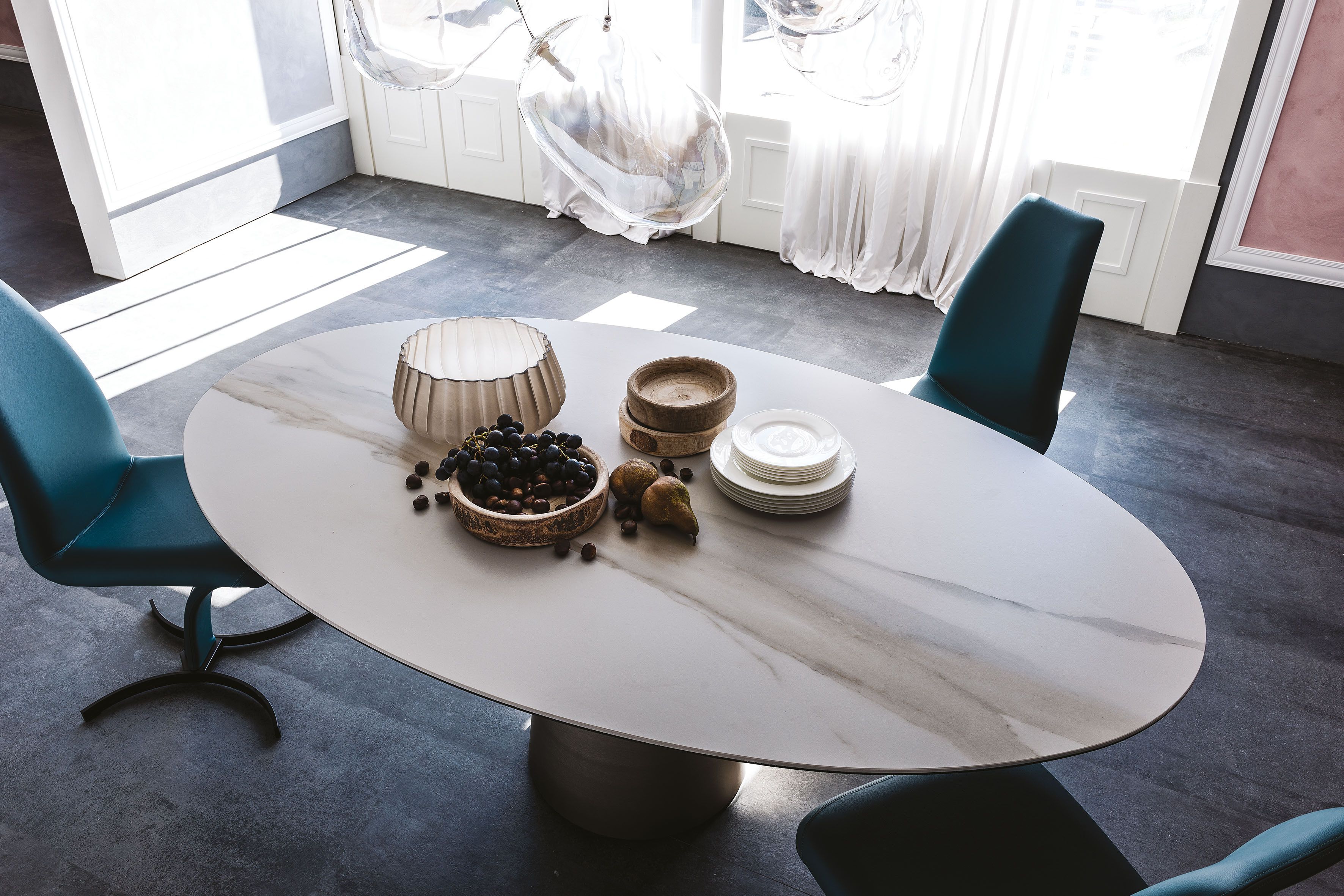 Круглый керамический стол Cattelan italia Yoda ARCH-00099271 - Вид №8