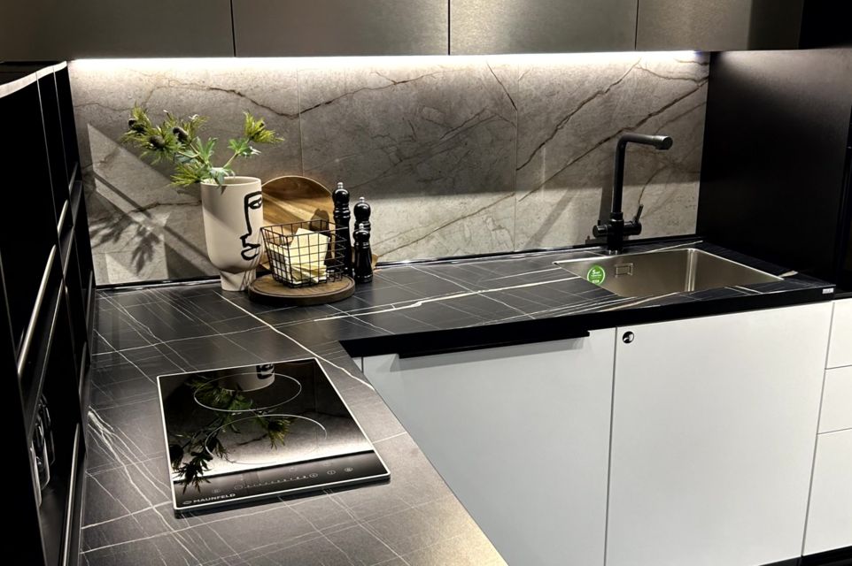 Столешницы для кухни - Мрамор Нуар LIGRON LIST357 2109 - Вид №25