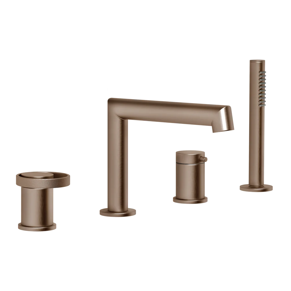 Смеситель для ванны 63337 708 Gessi Anello МЕДНЫЙ МАТОВЫЙ PVD 63337708