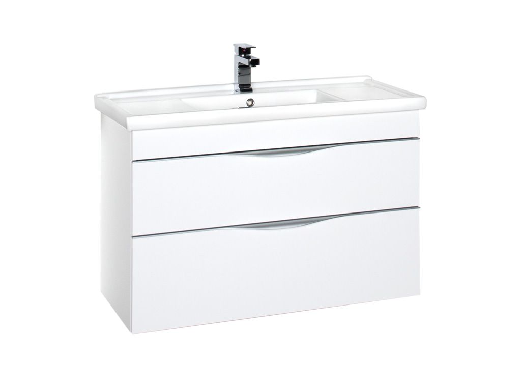 Тумба с раковиной Aquanet Эвора 100 белый 0018519500182325 - Вид №1