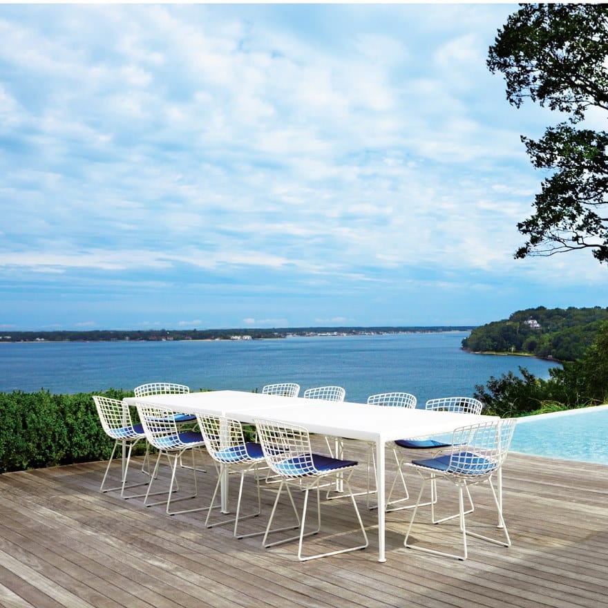 Стальной стул для сада со встроенной подушкой Knoll Bertoia ARCH-00036774 - Вид №4