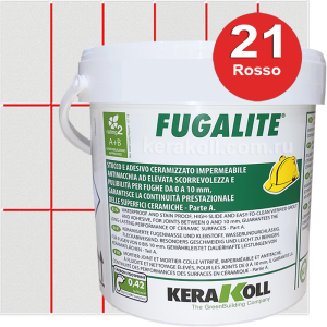 90813198 Затирка эпоксидная Fugalite Цвет 21 Rosso 3 кг STLM-0394018 KERAKOLL