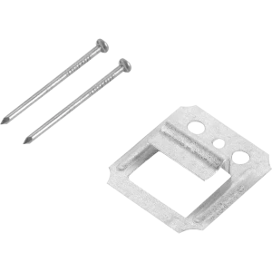 Кляймеры оцинкованные №4 (с гвоздями), 100 шт.
