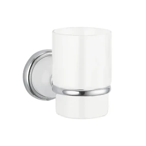 Подвесной стакан Lemer Loire для зубных щеток белый/хром 89384410