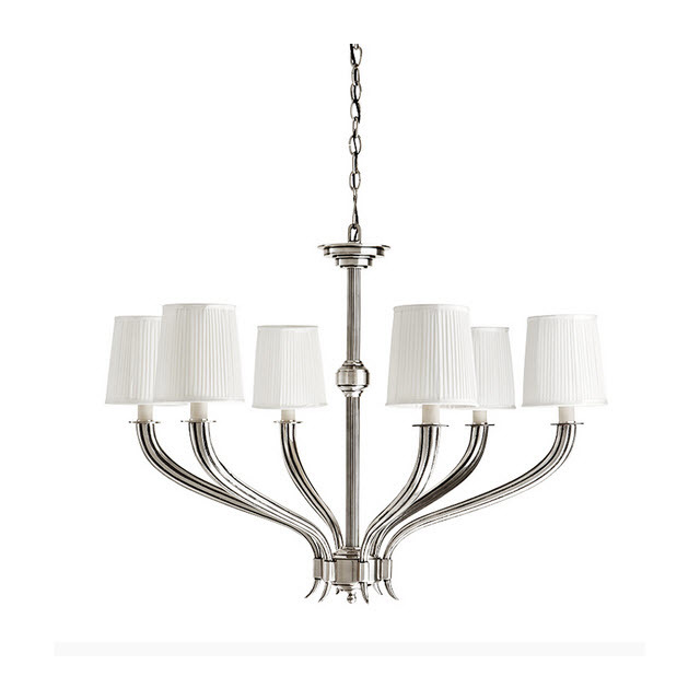 Люстра Mayflower от Eichholtz 6 плафонов хром 108079 EICHHOLTZ ДИЗАЙНЕРСКИЕ, EICHHOLTZ 061500 Хром  - Вид №1