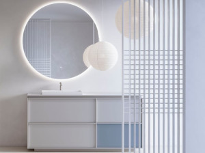 Шкаф для умывальника HPL с ящиками