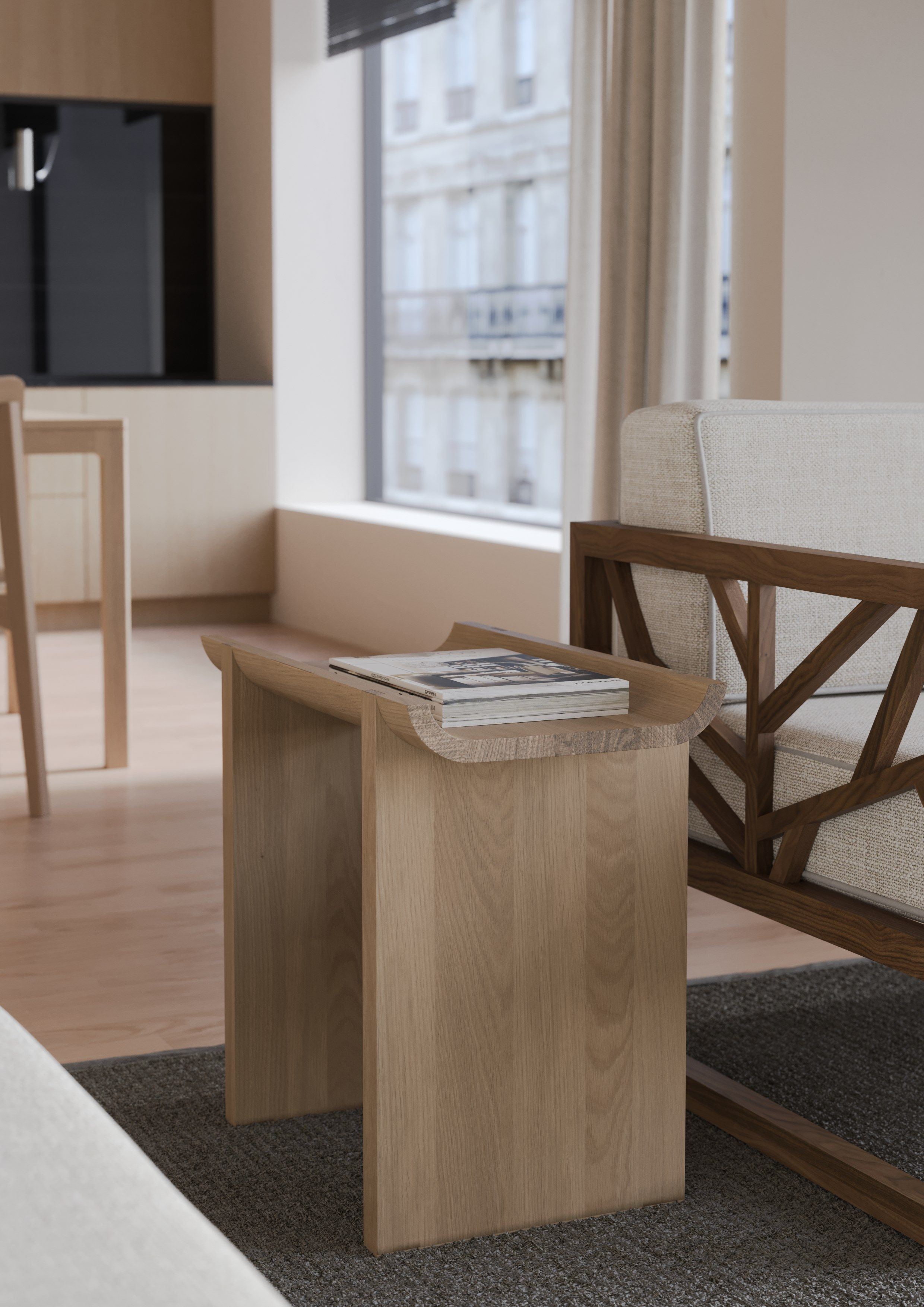 Тканевое кресло с подлокотниками Wewood TREE ARCH-00122973 - Вид №5