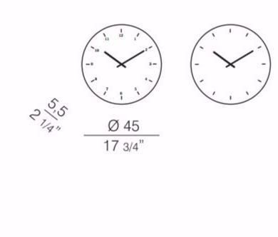 REXITE Настенные часы из матовой стали sun-id-1503347 - Вид №2