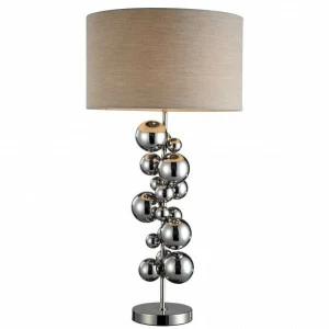 Настольная лампа Ball от RVAstley 5559 RVASTLEY ИНТЕРЬЕРНЫЕ 061914 Бежевый;хром