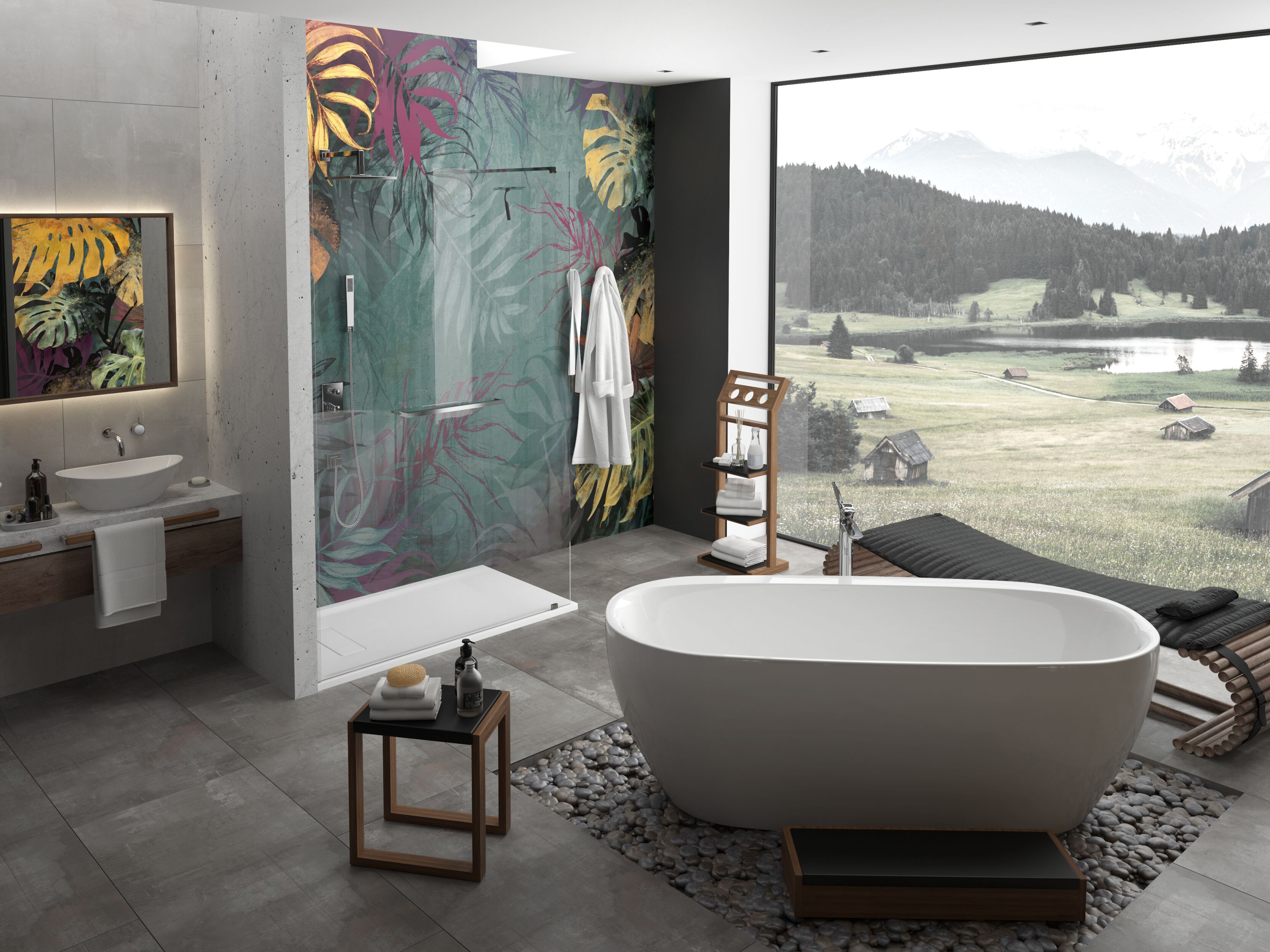 Овальная ванна акриловая комната центр HOESCH iSensi ARCH-00011892 - Вид №1