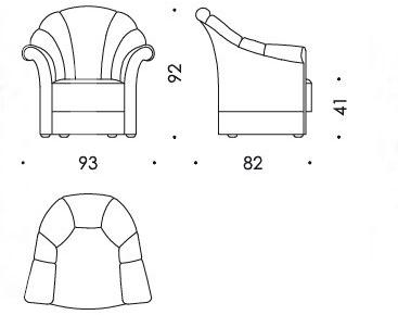 Wittmann Кресло из ткани Haus koller sun-id-1376433 - Вид №1