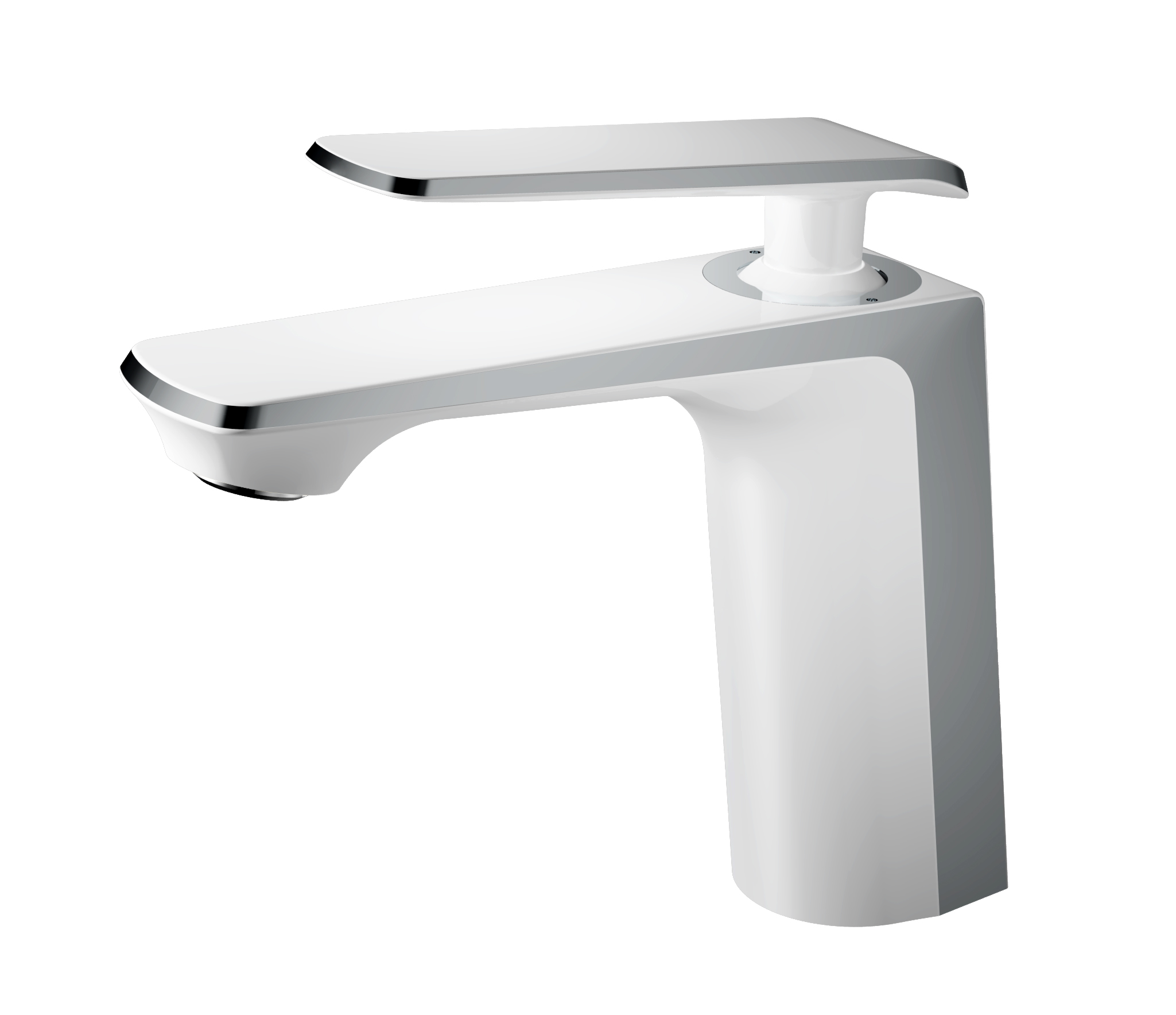 HB10548-8 Смеситель для раковины , белый Haiba  - Вид №1