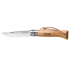 op_001723_W Нож складной туристический 8 см натуральное дерево Opinel