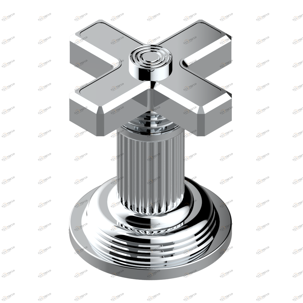 U9K-35 Вентиль 1/2", устанавливаемый на борту Thg-paris Grand central с металлическими ручками-крестиками Хром U9K 35  A02 CAT.A