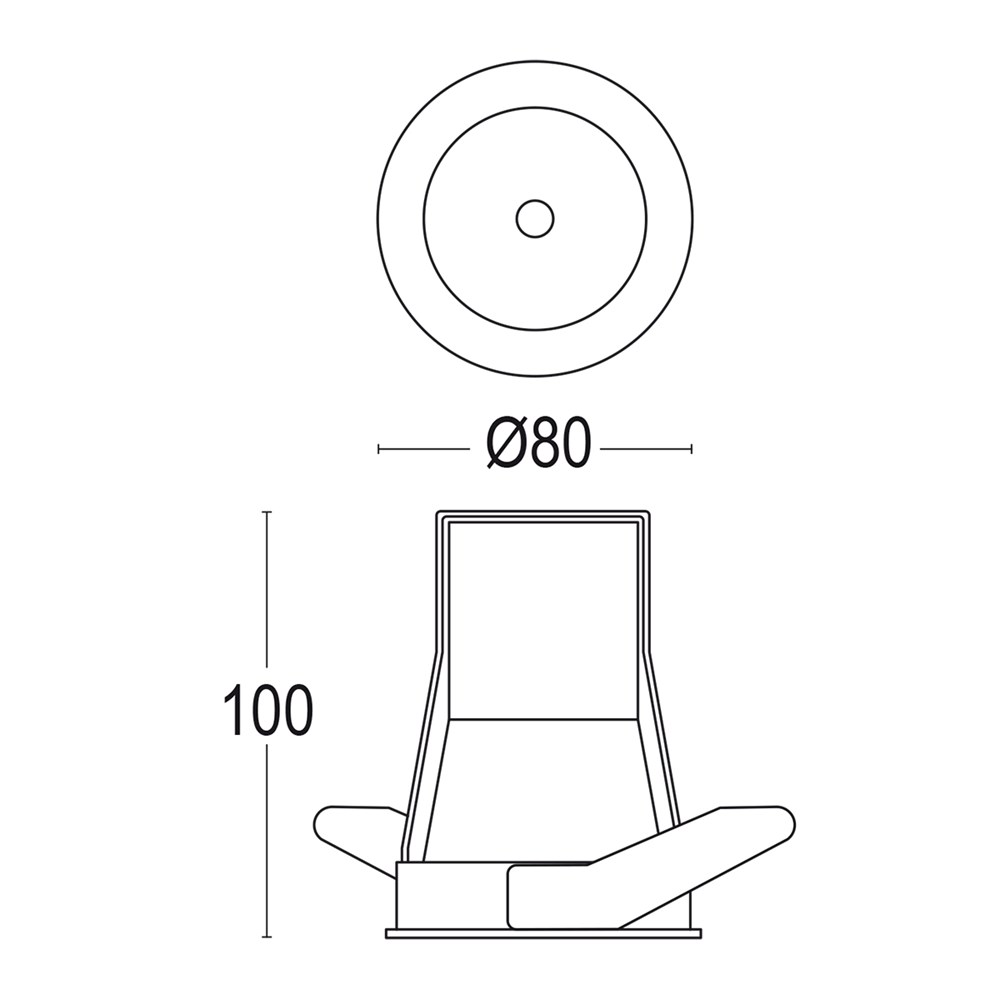 Comfort 1 IP65 RD Frame Ghidini Comfort 1 RD .01 Белый (Матовый)  - Вид №1