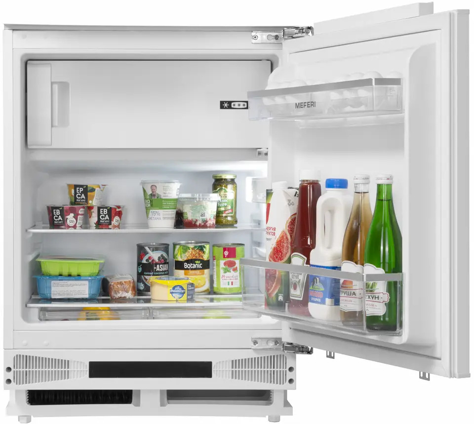 91764148 Встраиваемый холодильник Meferi MBR82 LOW FROST LIGHT 59.6x82 см цвет белый STLM-0881809