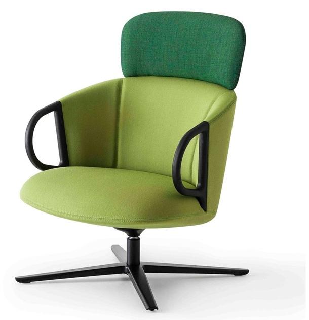 GABER Кресло из ткани с 4 спицами и высокой спинкой Cucaracha 394  - Вид №9