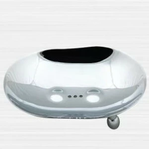 Мыльница хром настольная большая Rainbowl (Турция) Aqua 0033-1