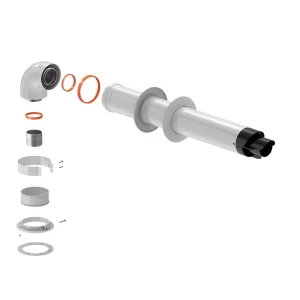 Комплект дымохода коаксиальный Royal Thermo D60/100 мм 0.9 м 89356694 STLM-2135597