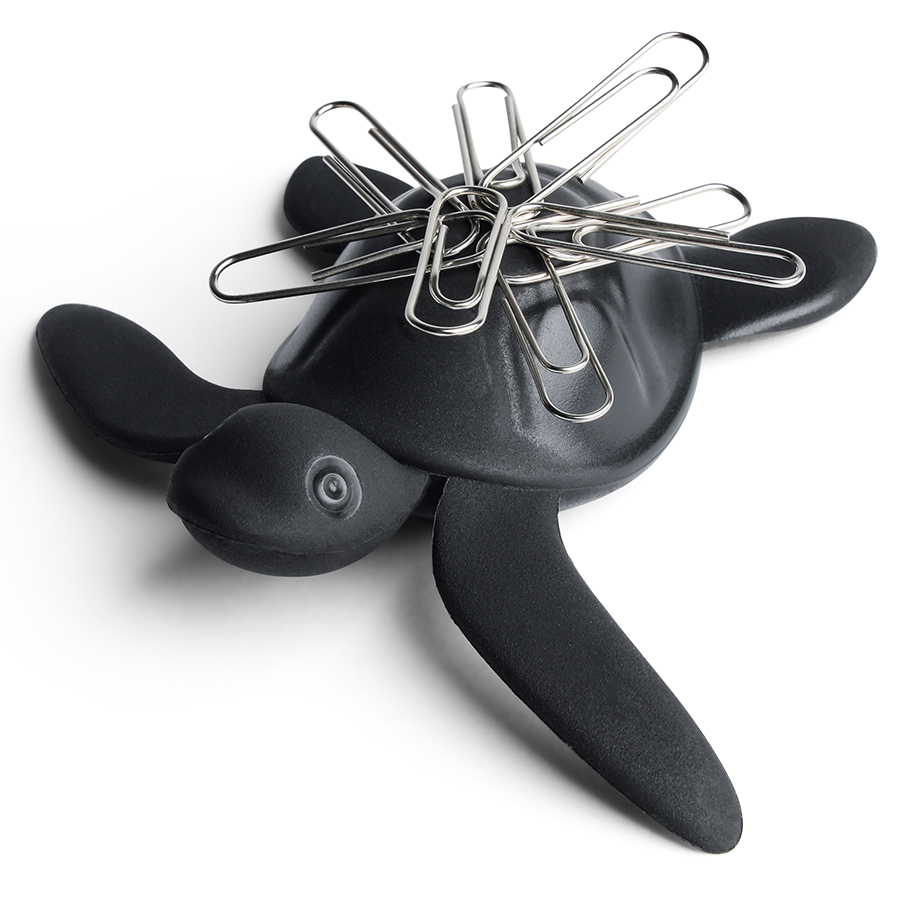 QL10349-BK Магнит save turtle, черный Qualy  - Вид №2