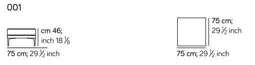 Кожаная подставка для ног Amura знак ARCH-00069772 - Вид №3