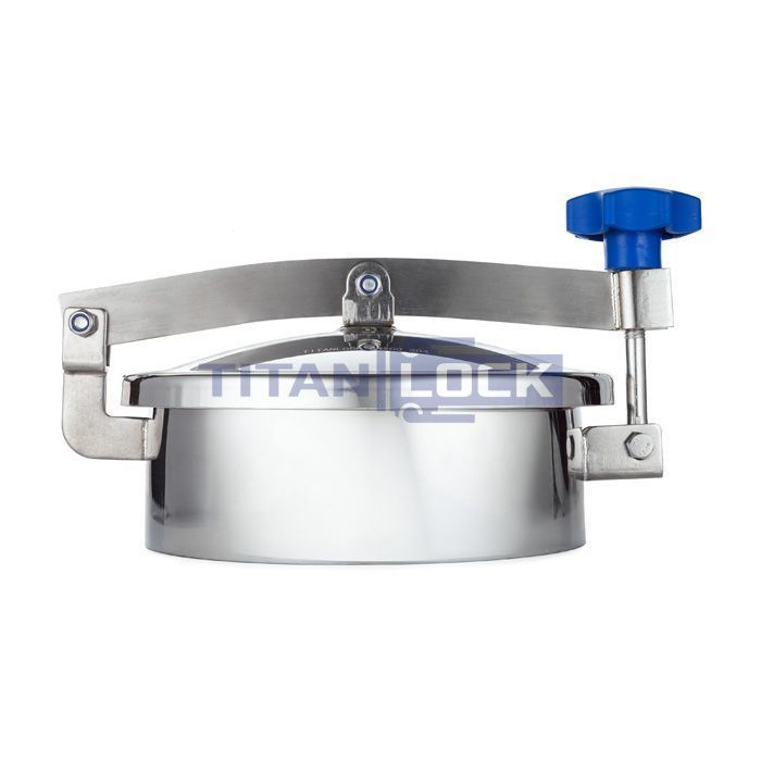 Люк круглый нержавеющий DN300, пласт.ручки, TLTK300S TITAN LOCK  - Вид №3