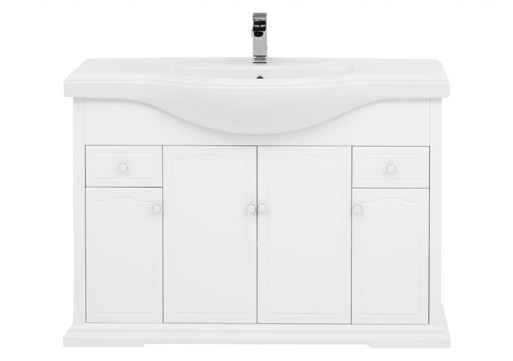 Тумба с раковиной Aquanet Лагуна Классик 120 белый 0017530200188774 - Вид №2