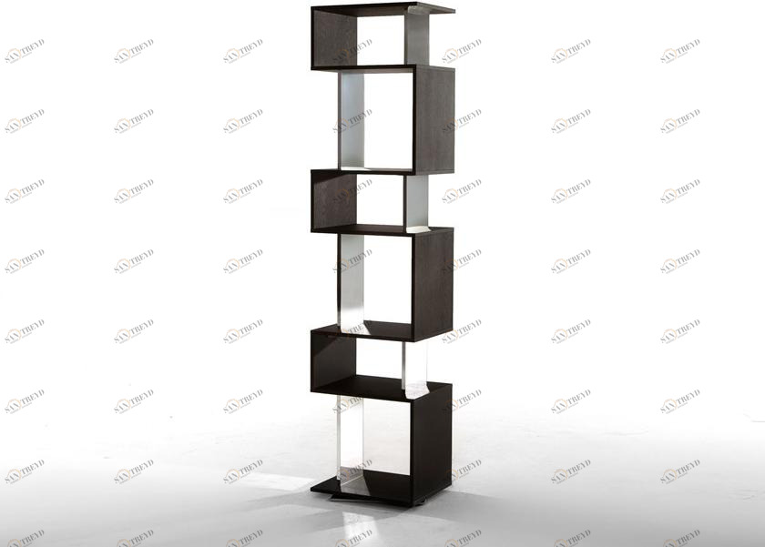 Tonin Casa Вращающийся книжный шкаф из дерева и стекла sun-id-1352293