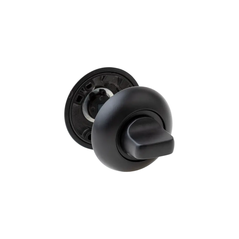 Завертка дверная круглая Armex WC-1403 алюминий цвет черный 89460935 STLM-2188708 