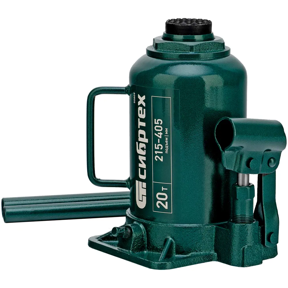 Гидравлический домкрат бутылочный Сибртех 20 тонн 215-405 мм 89418175 STLM-1575765 - Вид №1