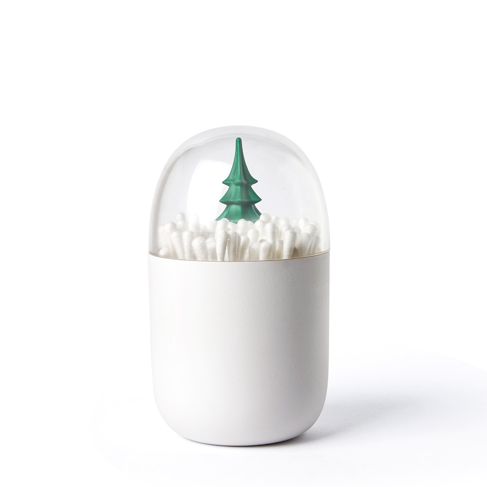 Контейнер для ватных палочек winter time QUALY  253538 Белый  - Вид №1