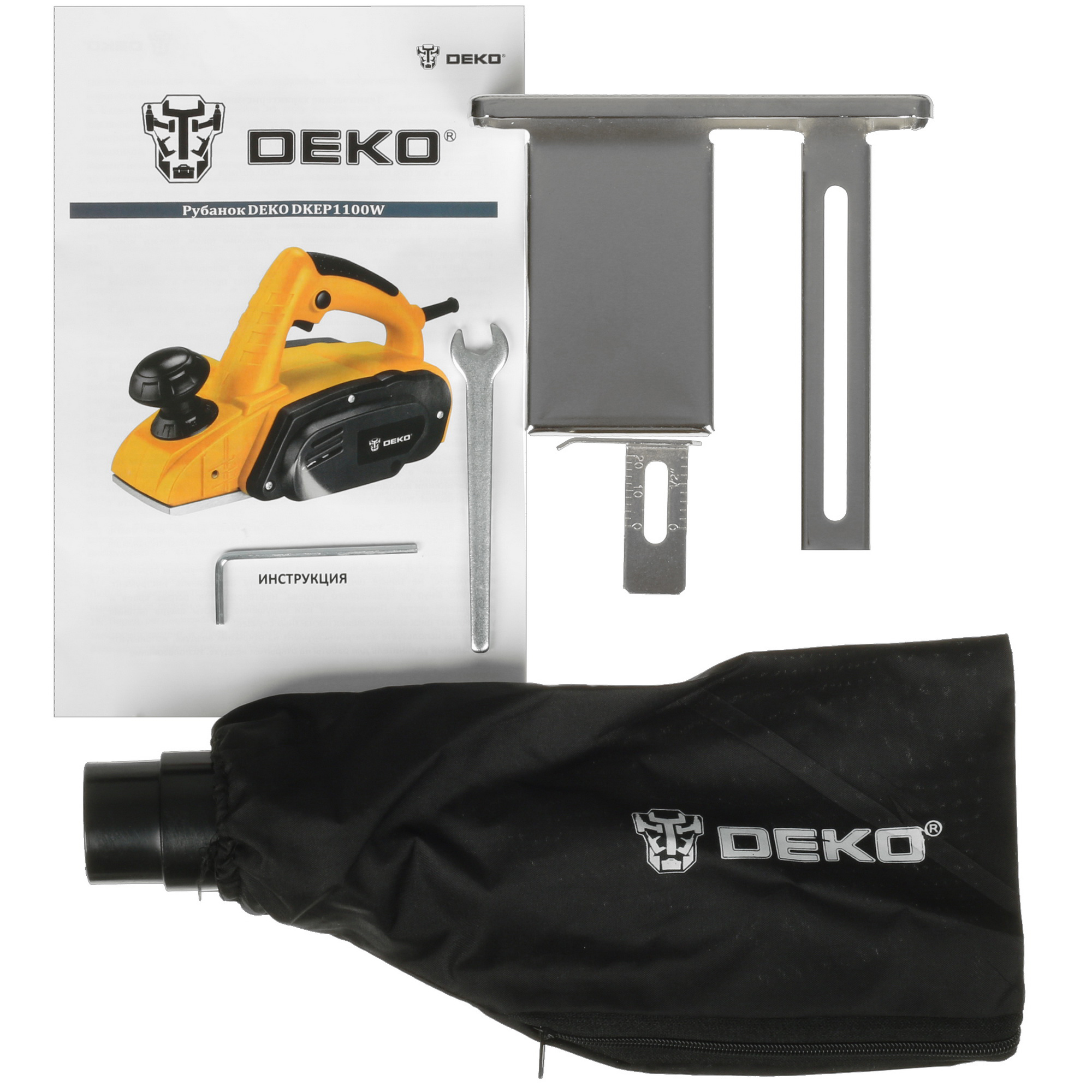 Электрорубанок DEKO DKEP1100W 4848464 STDN-0077245 - Вид №7