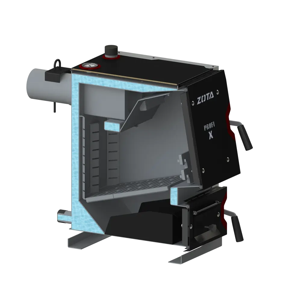 Котел твердотопливный Zota Profi-X14 14 кВт STLM-2205443 - Вид №2