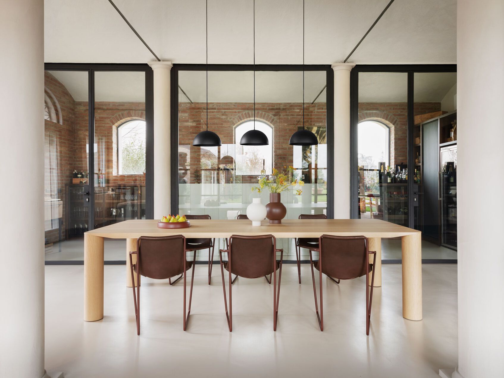 Прямоугольный стол из шпона Midj EGGEN ARCH-00046158 - Вид №9