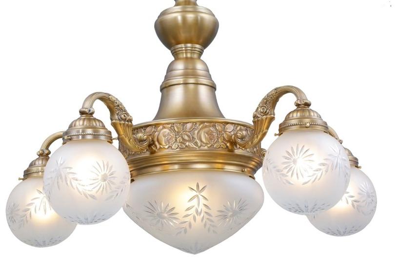 Patinas Lighting Люстра из латуни ручной работы Pecs sun-id-1393930 - Вид №3