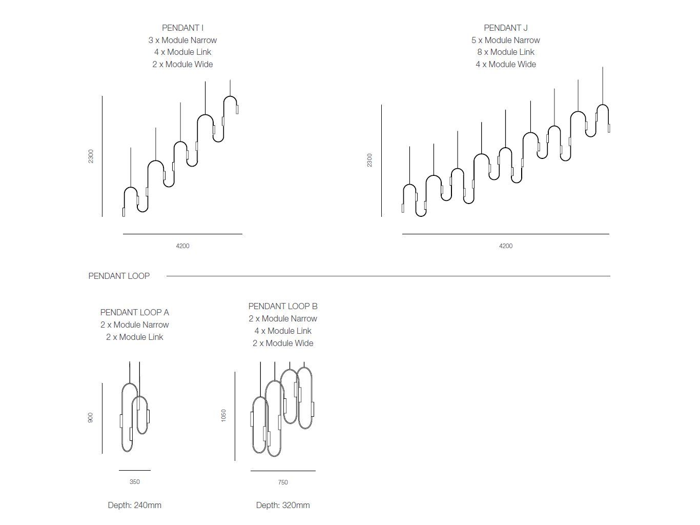Латунь регулируемый светодиодный подвесной светильник Rakumba Pop ARCH-00061028 - Вид №9