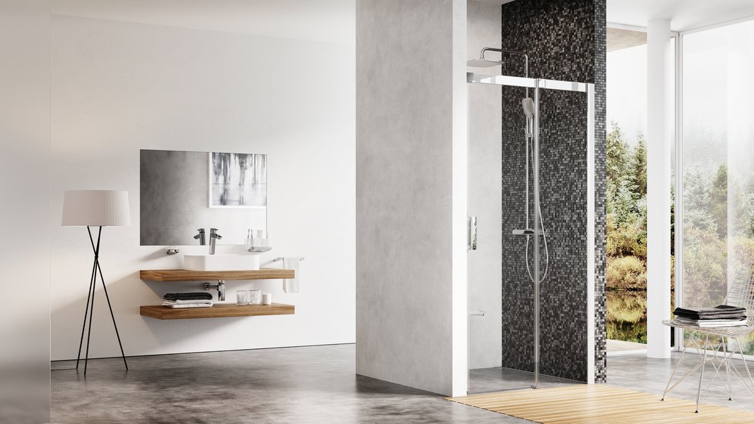 MSD2-110 L блестящая+транспарент Ravak 0WLD0C00Z1 - Вид №1