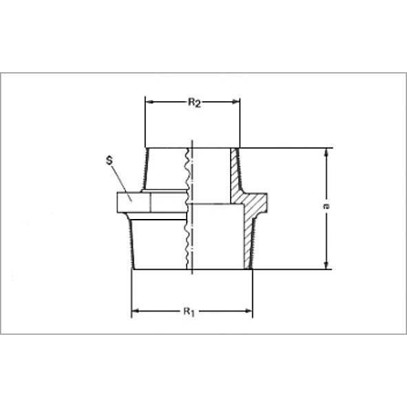132451418 SANHA 3245 PURAFIT ниппель редукционный НР-НР 1/4x1/8 мм  - Вид №1
