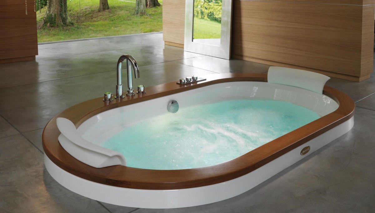 Ванна с гидромассажем встроенная Opalia Wood 9F43-499 Jacuzzi 9F43499 - Вид №1
