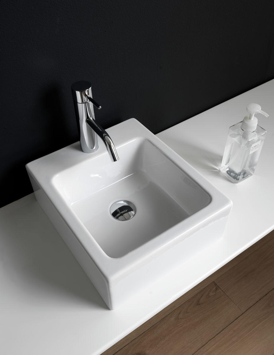 QULAV602 Подвесная раковина настенная GSG CERAMIC Quad - Вид №2