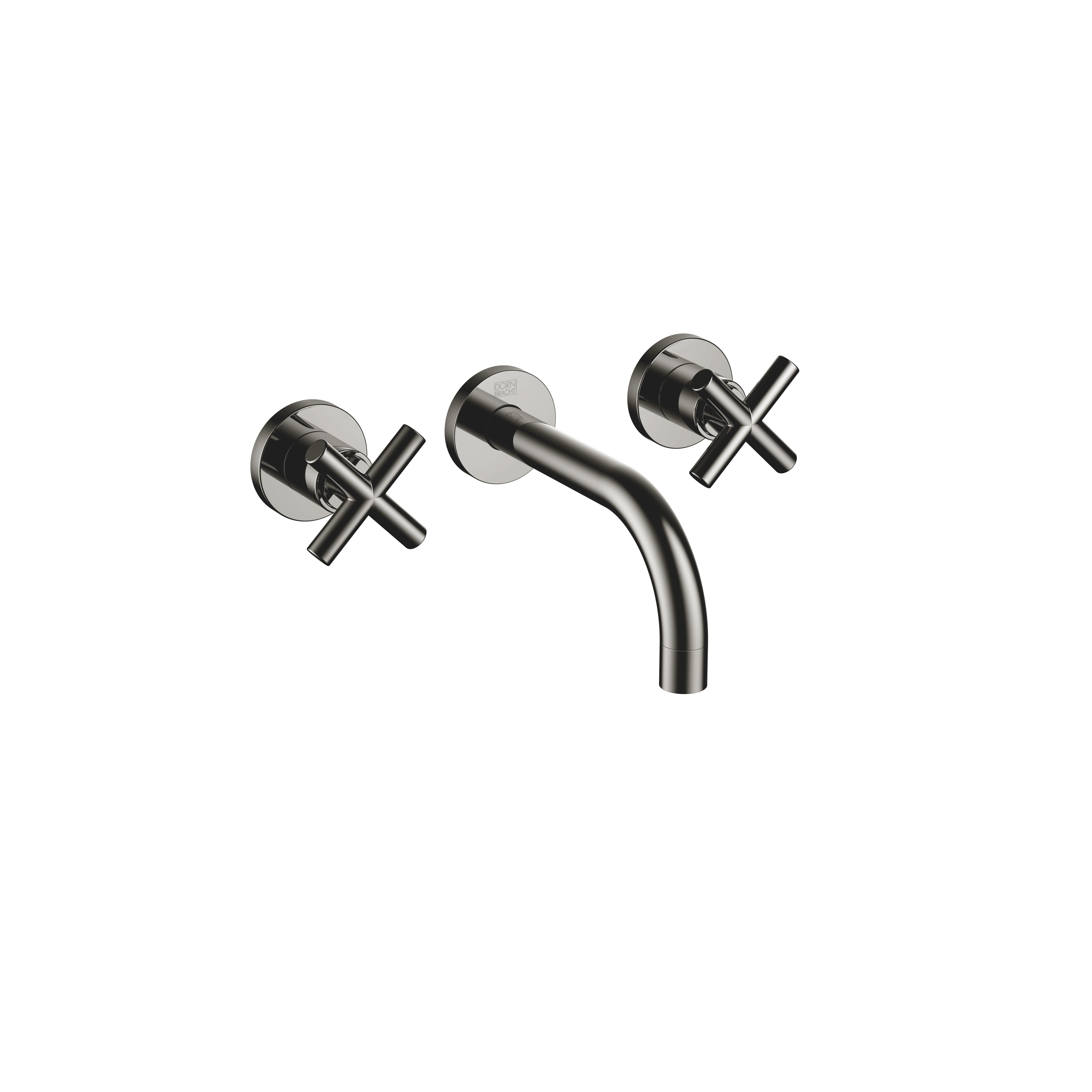 ТАРА Смеситель для раковины настенный без донного клапана - Темный Хром 36707892-19 DornBracht Tara