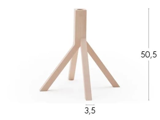 Круглый журнальный столик с каркасом из ореха или бука Billiani Grapevine ARCH-00124862 - Вид №3