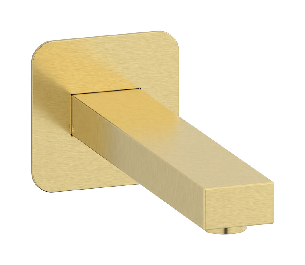 Настенный излив для ванны WE ARE IB ru327is Brushed Pale Gold Rubacuori 