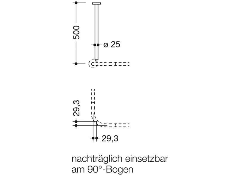 900.34.002XA потолочная подвеска HEWI System 900 - Вид №3