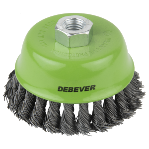 90349410 Щетка для УШМ чашечная плетёная A 65TL14, 65 мм STLM-0195734 DEBEVER