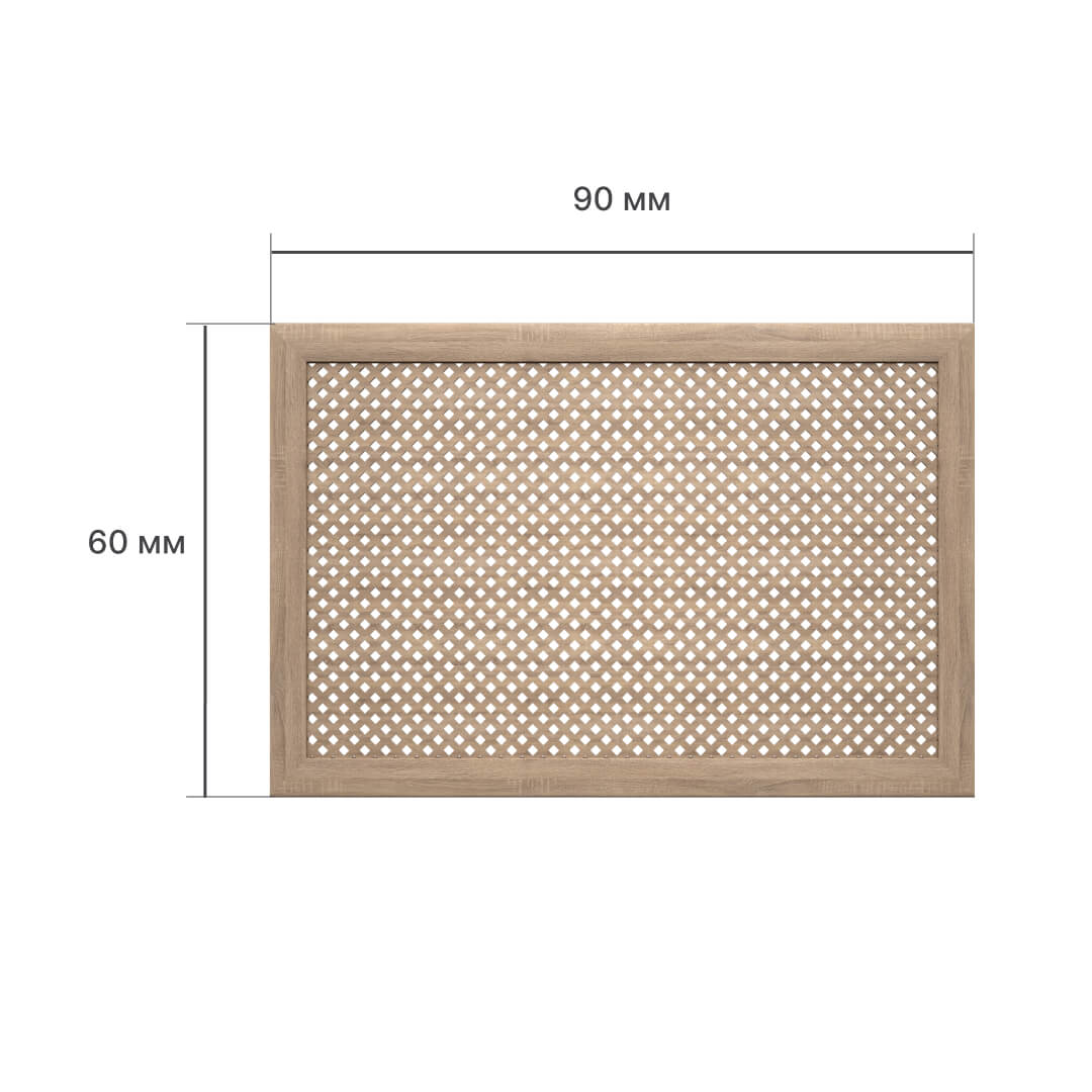 Экран для радиатора 90х60 см Глория дуб винтаж STELLA STSR-1086 Standart - Вид №2